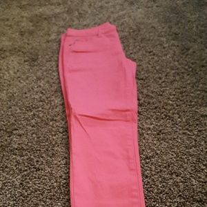 A bright pink pants for girls